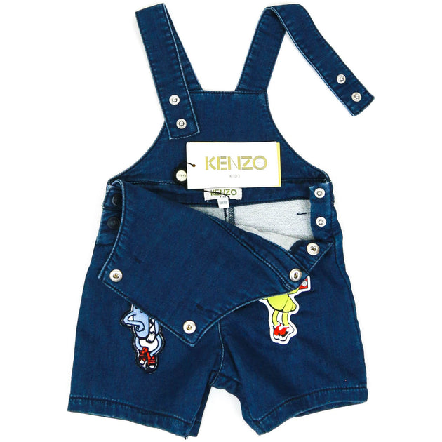 KENZO Francinet Indigo popular Denim Overalls