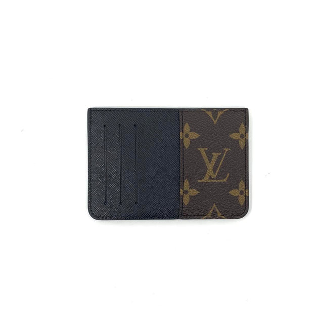 Neo Card Holder Monogram Macassar Canvas - Men - Small Leather