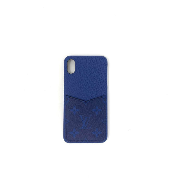 LOUIS VUITTON M67680 Taiga Lama IPHONE-Bumper XS Monogram iPhone Case Blue