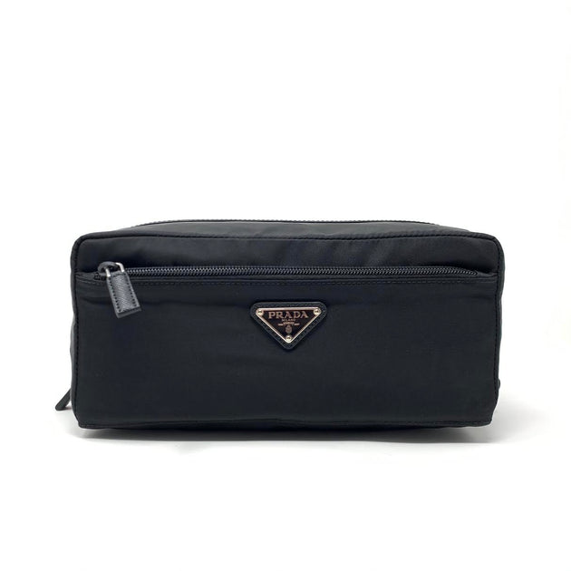 Prada Nylon Toiletry Bag in Navy w/ Tags