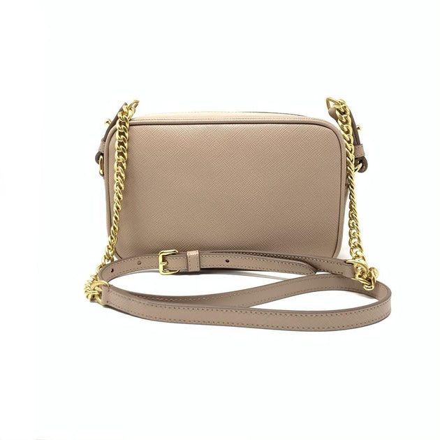 Prada Peony Saffiano Leather Mini Camera Crossbody Bag – Season 2 Consign