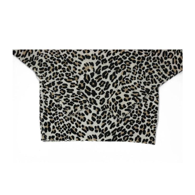 Equipment Cashmere Sweater with leopard print