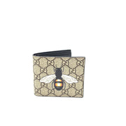 Gucci Bee printed GG Supreme wallet - ShopStyle