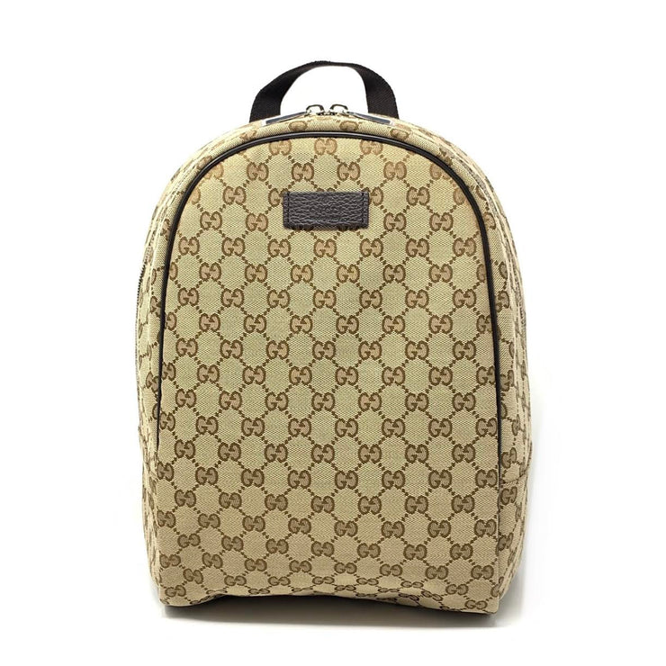 Brown Gucci GG Supreme Backpack