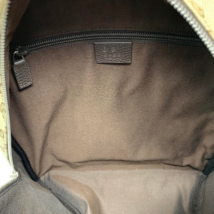 GUCCI Bosco GG Supreme Canvas Backpack Bag Beige 495621