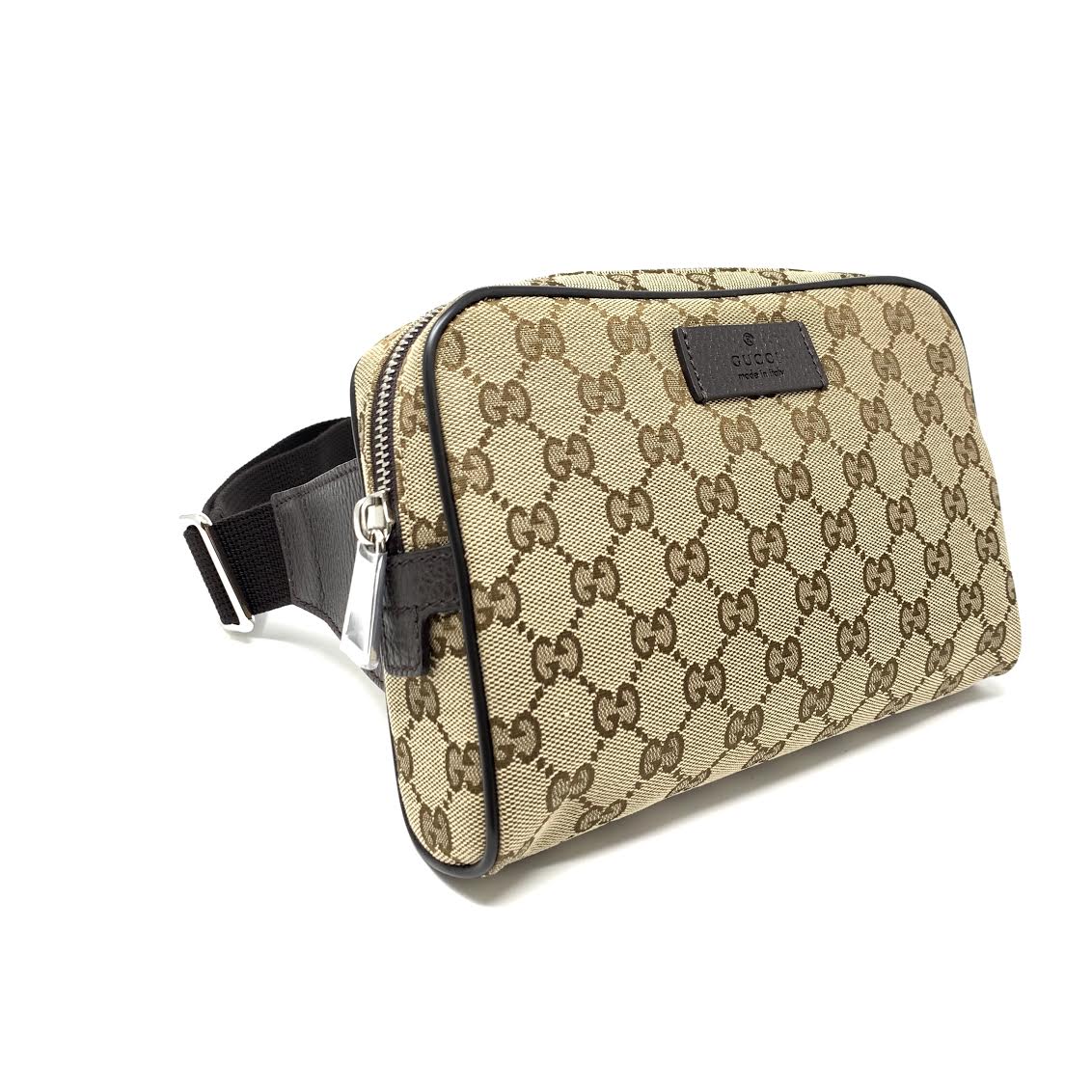 Gucci // Beige & Brown GG Belt Bag – VSP Consignment