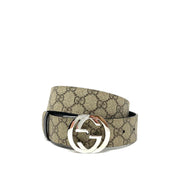 Gucci Reversible Leather Gg Supreme Belt, $345