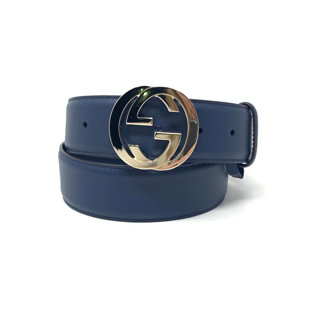 Gucci belt men fashion blue