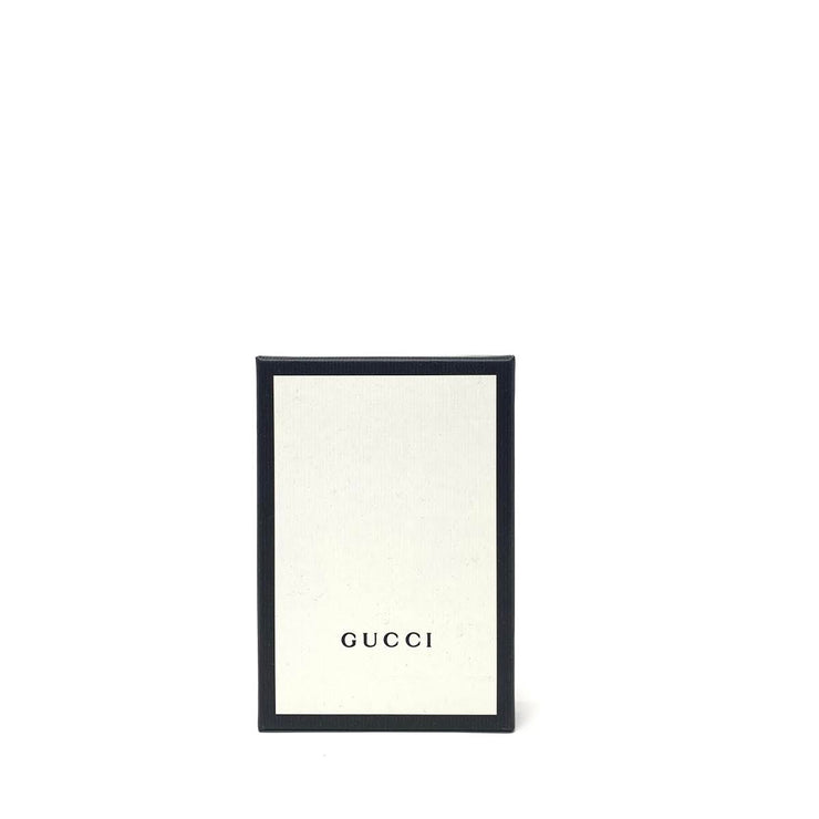 Kingsnake Print GG Supreme Cardholder in Black - Gucci