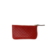 red Microguccissima leather Gucci key pouch wallet consignment shop from runway with love