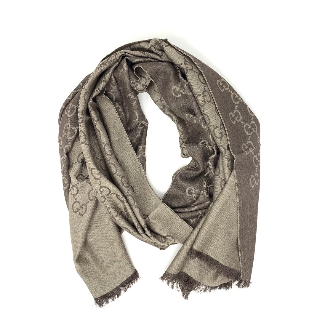 Gucci Gg Large Wool Silk-Blend Scarf ShopStyle Scarves, 42% OFF