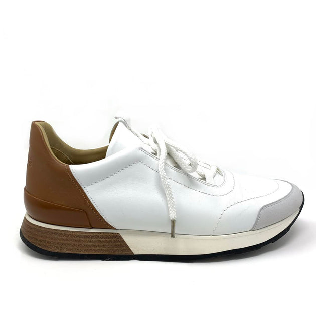 Hermès Miles Leather Sneakers - Size 42