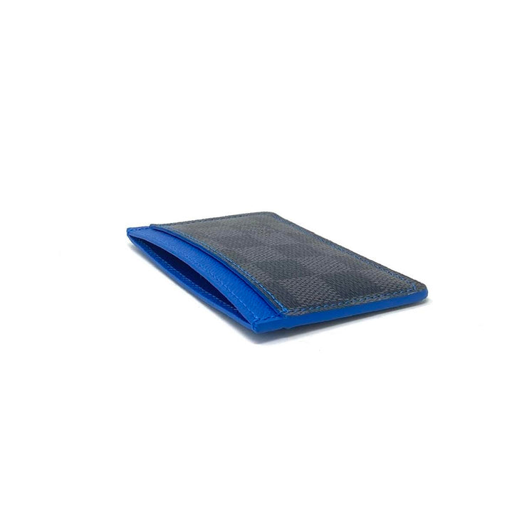 Shop Louis Vuitton DAMIER GRAPHITE Men's Blue Wallets & Card