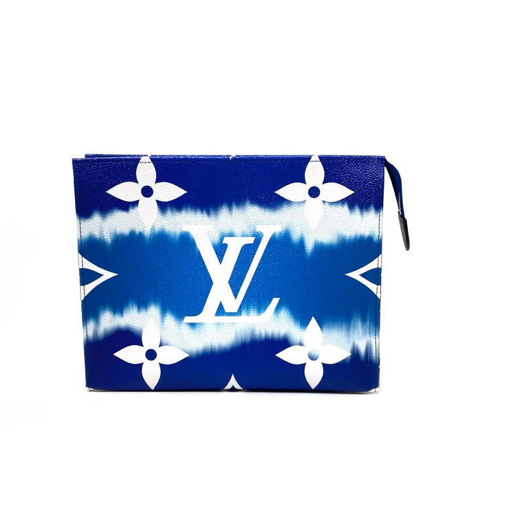 Louis Vuitton Toiletry Pouch 26 LV Escale Bleu in Coated Canvas