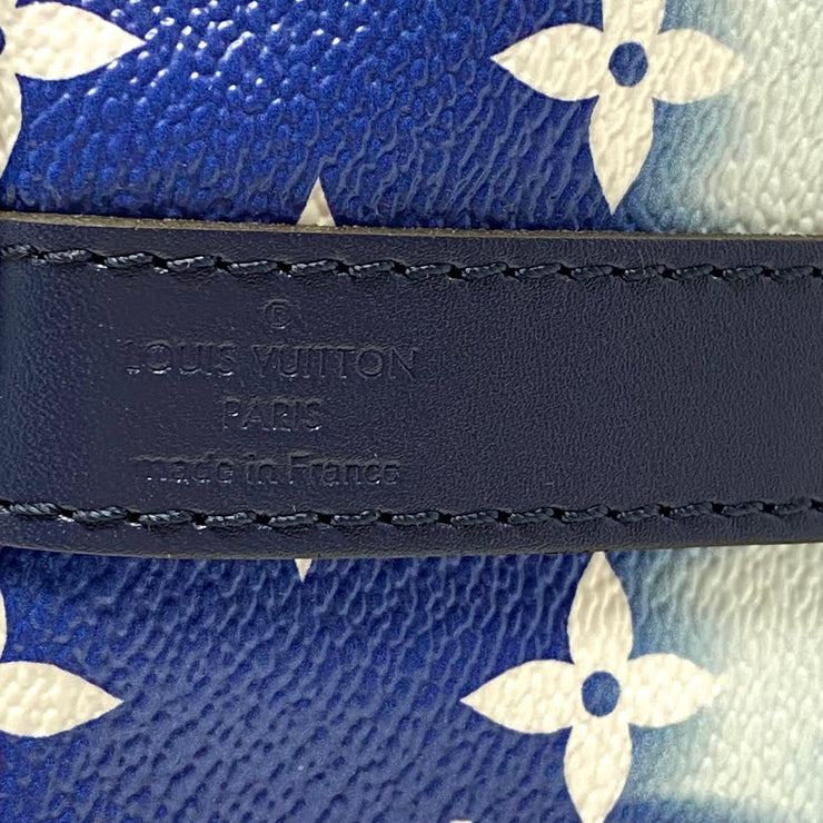 LV ESCALE SPEEDY BANDOULIERE 30- BLEU  Tie dye monogram, Leather handle,  City bag