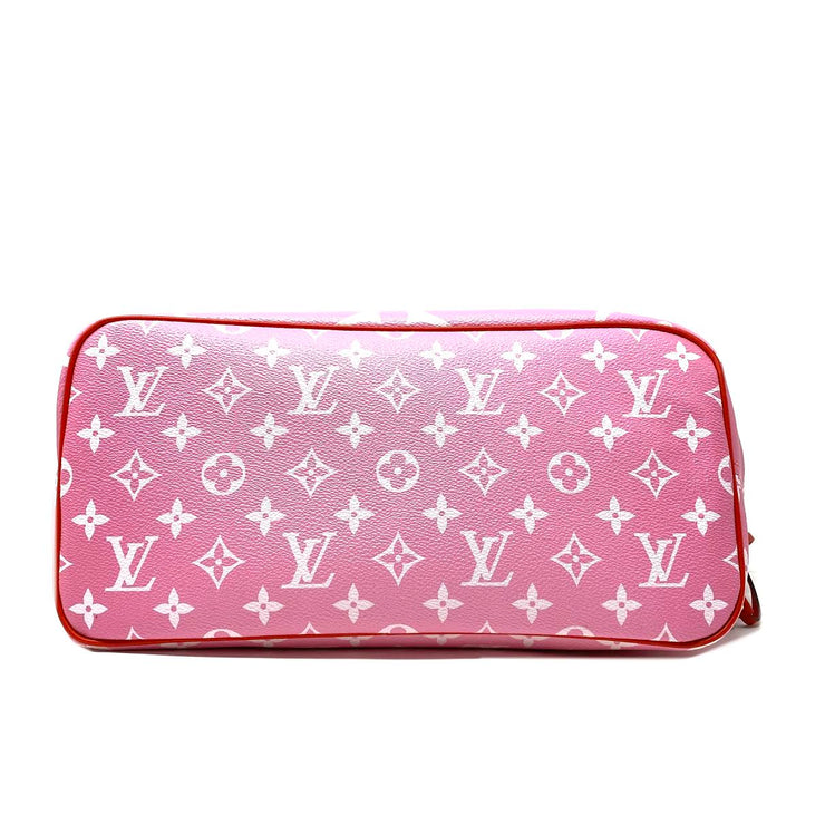 Louis Vuitton LV Escale Neverfull MM M45127 Rouge Pouch Red Women's  w/storagebag