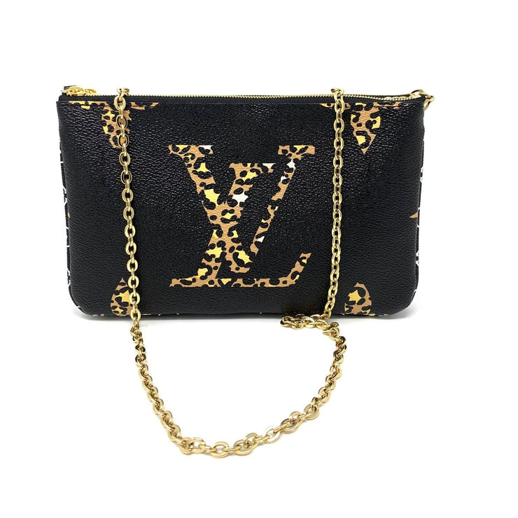 Louis Vuitton Monogram Chain-Link Strap - Black Bag Accessories