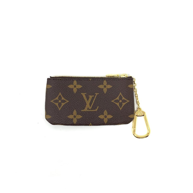 Louis Vuitton Key Pouch Monogram Brown in Canvas with Brass