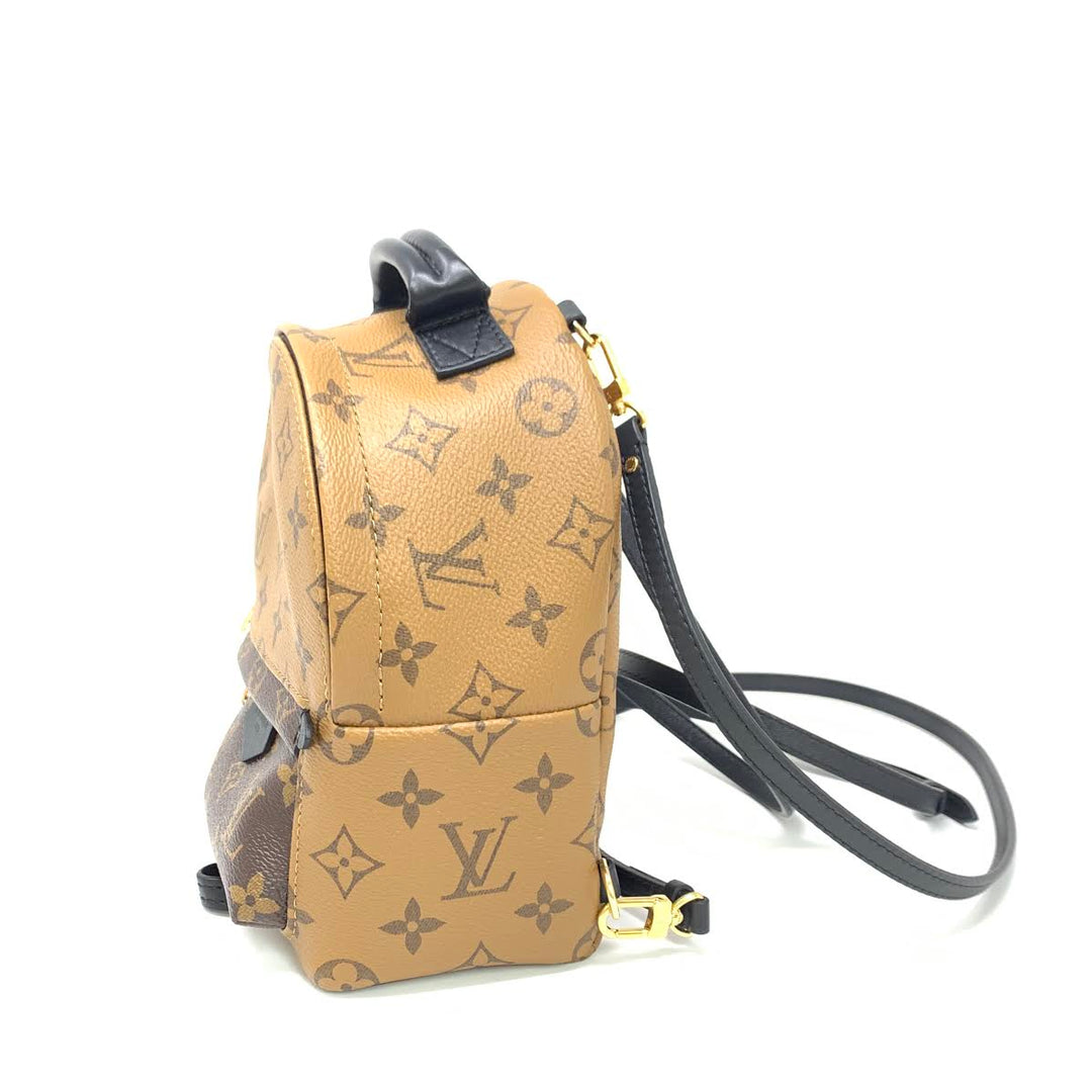 Louis Vuitton Reverse Monogram Palm Springs Mini Backpack w Tags