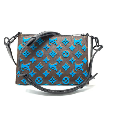 Louis Vuitton Triangle Messenger Bag turquoise Mens Virgil Abloh Consignment Shop From Runway With Love