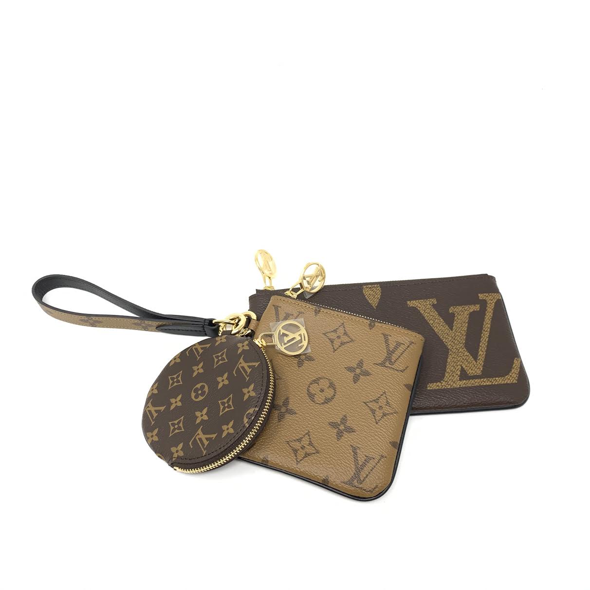Louis Vuitton Trio Pouch Set By The Pool Monogram Empreinte Giant For Sale  at 1stDibs