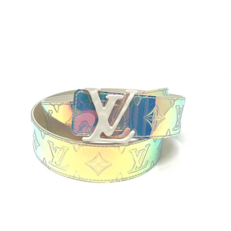 LV Prism Iridescent Virgil Abloh Belt, Luxury, Accessories on