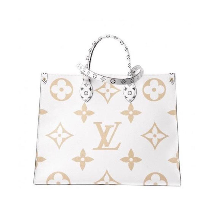 Louis Vuitton Bag Onthego Giant Monogram Khaki White | 3D model