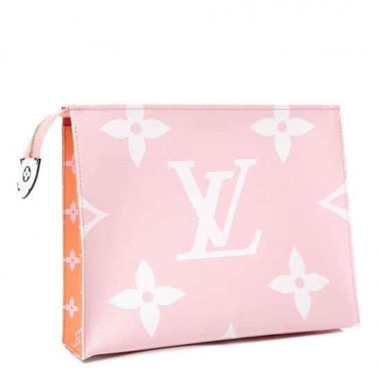 Louis Vuitton Toiletry Pouch 26 Monogram Giant Red/Pink in Coated  Canvas/Leather with Gold-tone - US