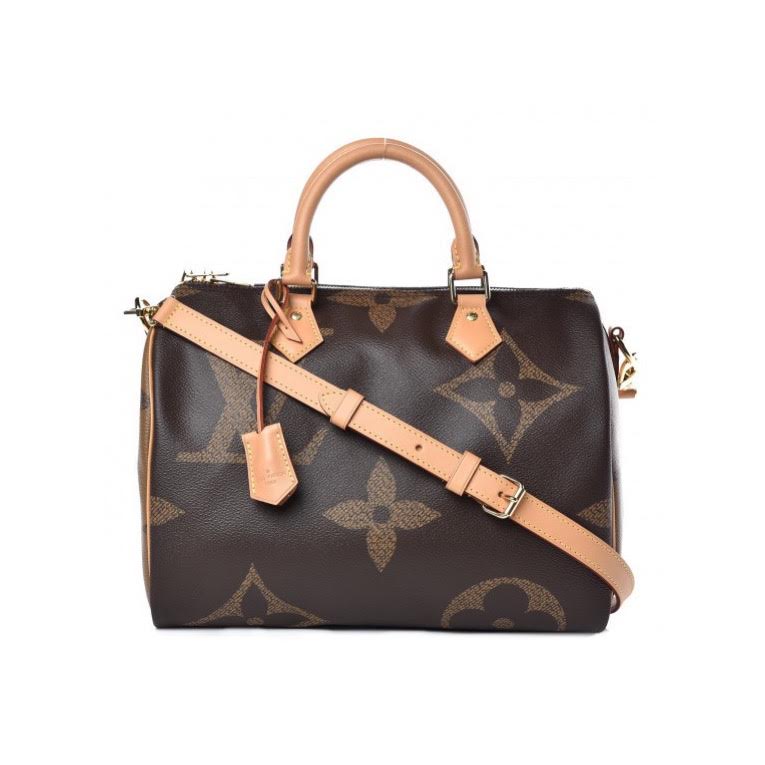 Poshbag Boutique - New-in! This Louis Vuitton Speedy Bandoulière 30 in  Monogram Giant Reverse Canvas is in excellent condition and includes its  original box, dust bag, shoulder strap, lock and keys •