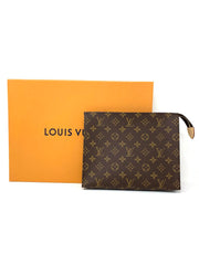 Louis Vuitton Toiletry pouch 26 Monogram Brown Leather ref.175343