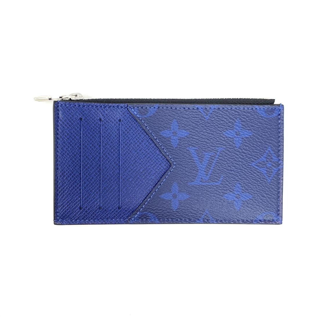 NTWRK - Preloved Louis Vuitton Monogram Taigarama Blue Coin Card