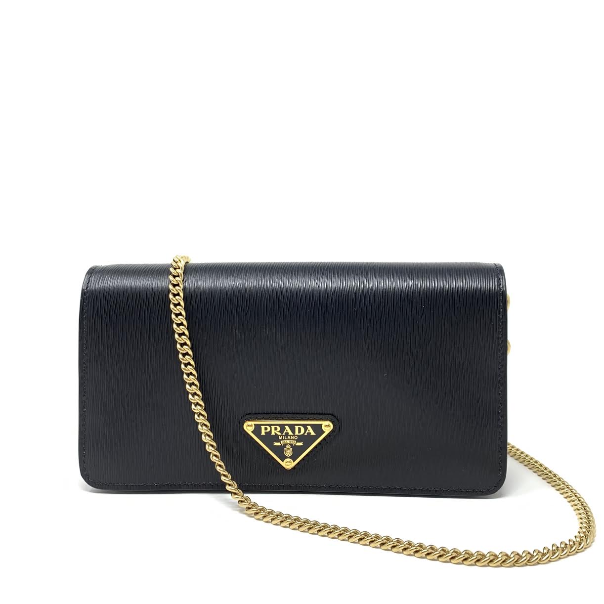 Prada Saffiano Leather Move Chain Wallet, Prada Handbags