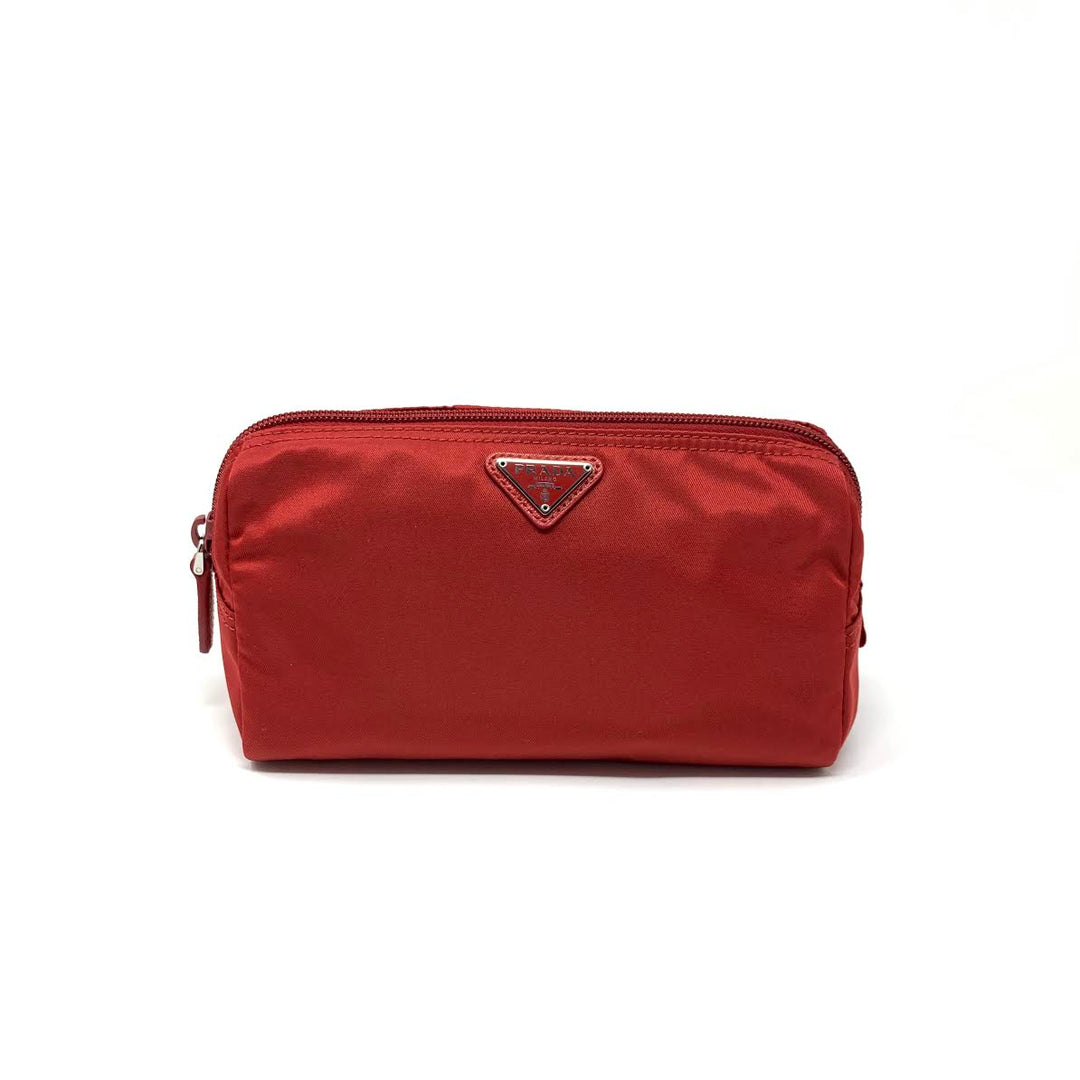 Prada Zippered Nylon Cosmetic fashion Bag