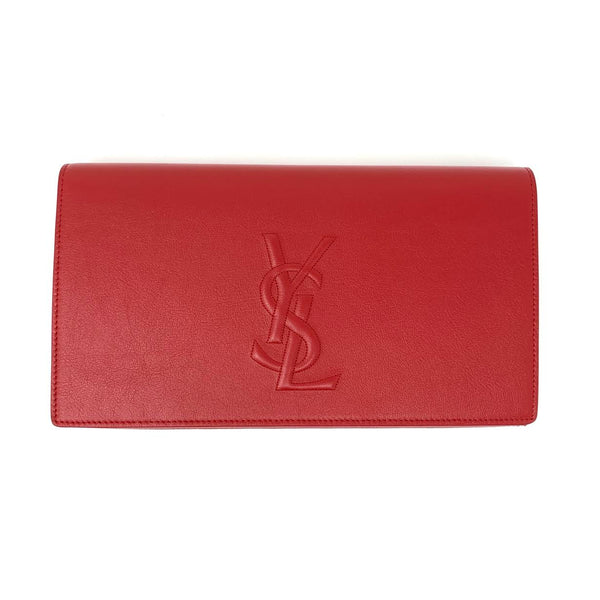 Saint Laurent // Beige Belle De Jour Clutch – VSP Consignment