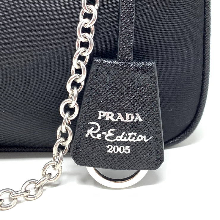Prada Multiple Pochette Accessories Re-Edition Bag - Black